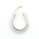 Horseshoe Hoop Pierce - Silver