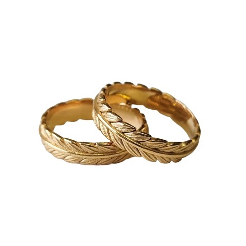 YUMEKIѥƥࡣSTAINLESS HAWAIIAN LEAF RING GP.