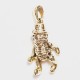 TEDDY PEANUTS (brass) PENDANT