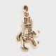 TEDDY PEANUTS (brass) PENDANT