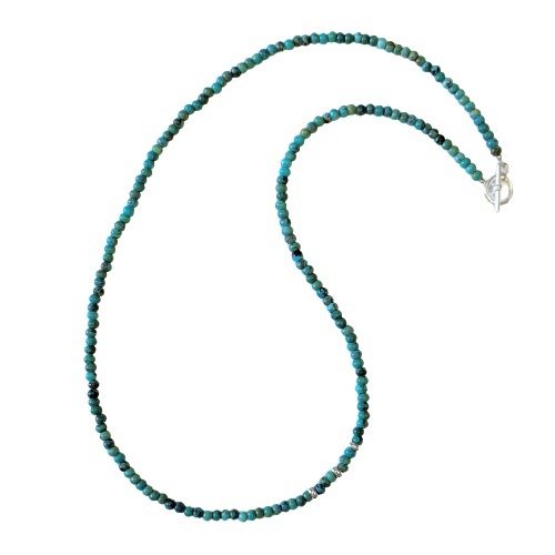 MINI TURQUOISE BEADS NECKLACE