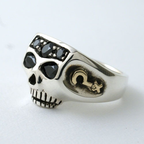 JIMSKULL RING JOHNNY DEPP MODEL ONYX&ONYX