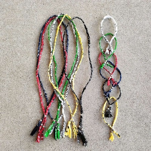 ����ˡ���WEST�����Ŀ�͵�������ѥ����ƥࡣ��ATEASE BANDANA NECKLACE MESH