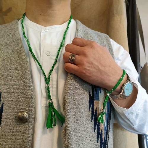 ����ˡ���WEST�����Ŀ�͵�������ѥ����ƥࡣ��ATEASE BANDANA NECKLACE MESH