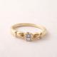 CLADDAGH ENGAGEMENT RING-18KYG