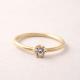 SIMPLE ENGAGEMENT RING-18KYG