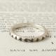 STUDS SILVER RING