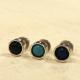STONE STUDS ROUND PIERCE SV