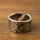 COIN STAMP RING/L