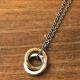 W RING NECKLACE