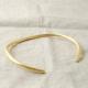 SIMPLE MAT GOLD BRACELET