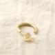 18K GOLD SIMPLE PIERCE / L