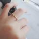 CLADDAGH ENGAGEMENT RING-18KYG