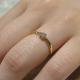 TATAKI ENGAGEMENT RING-18KYG