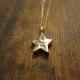 10KPG  TATAKI STAR NECKLACE CZ