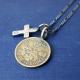 60's COIN BRASS NECKLACE