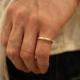 FLAT 10K SLENDER RING