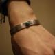 Atease NABAJO STYLE TURQUOISE/ ONYX BRACELET��������MODEL