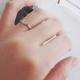 FLAT SLENDER ENGAGEMENT RING-PT900