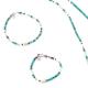 SILVER & TURQUOISE BZ ANKLET
