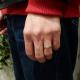 HUG RING L DIA