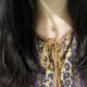 SILVER & 10K RING NECKLACE