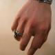 TWOFACE HORSE RING