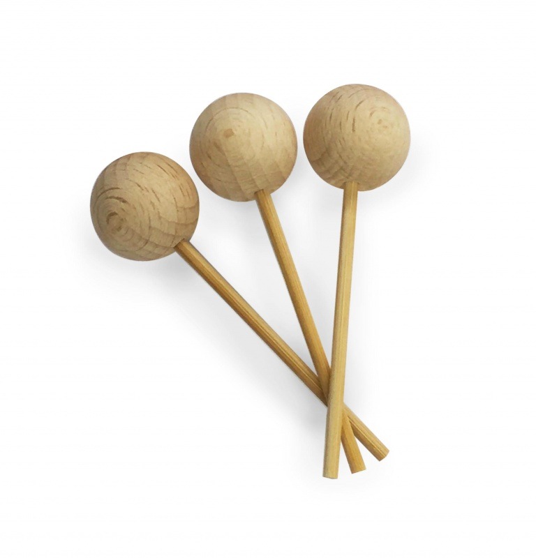 交換用 木のお家 木製スティック3本入