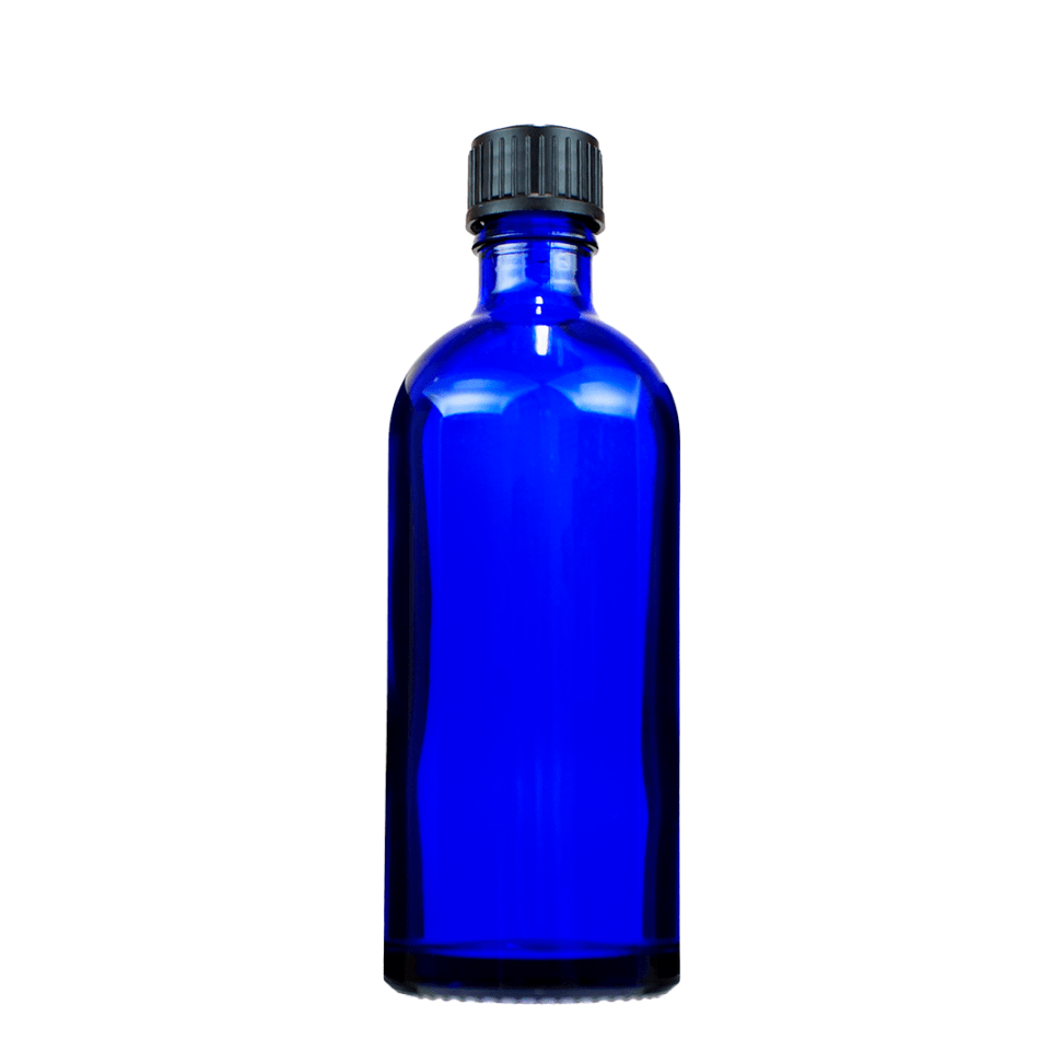 青色遮光瓶 100ml （ドロッパー付）