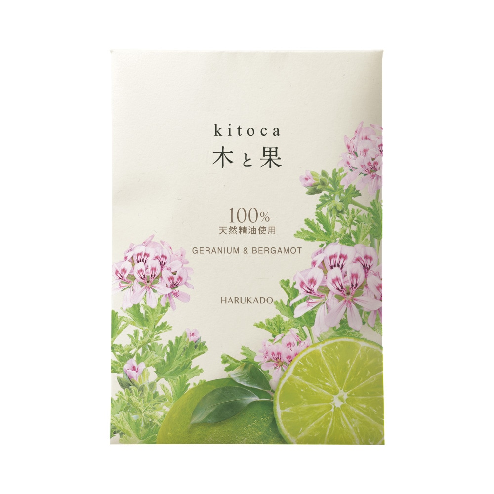 木と果 サシェ ゼラニウム＆ベルガモット