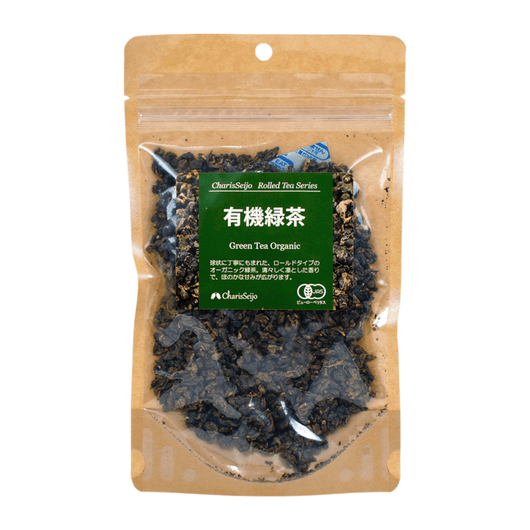 リョクチャ/緑茶 ロールド オーガニック 100g