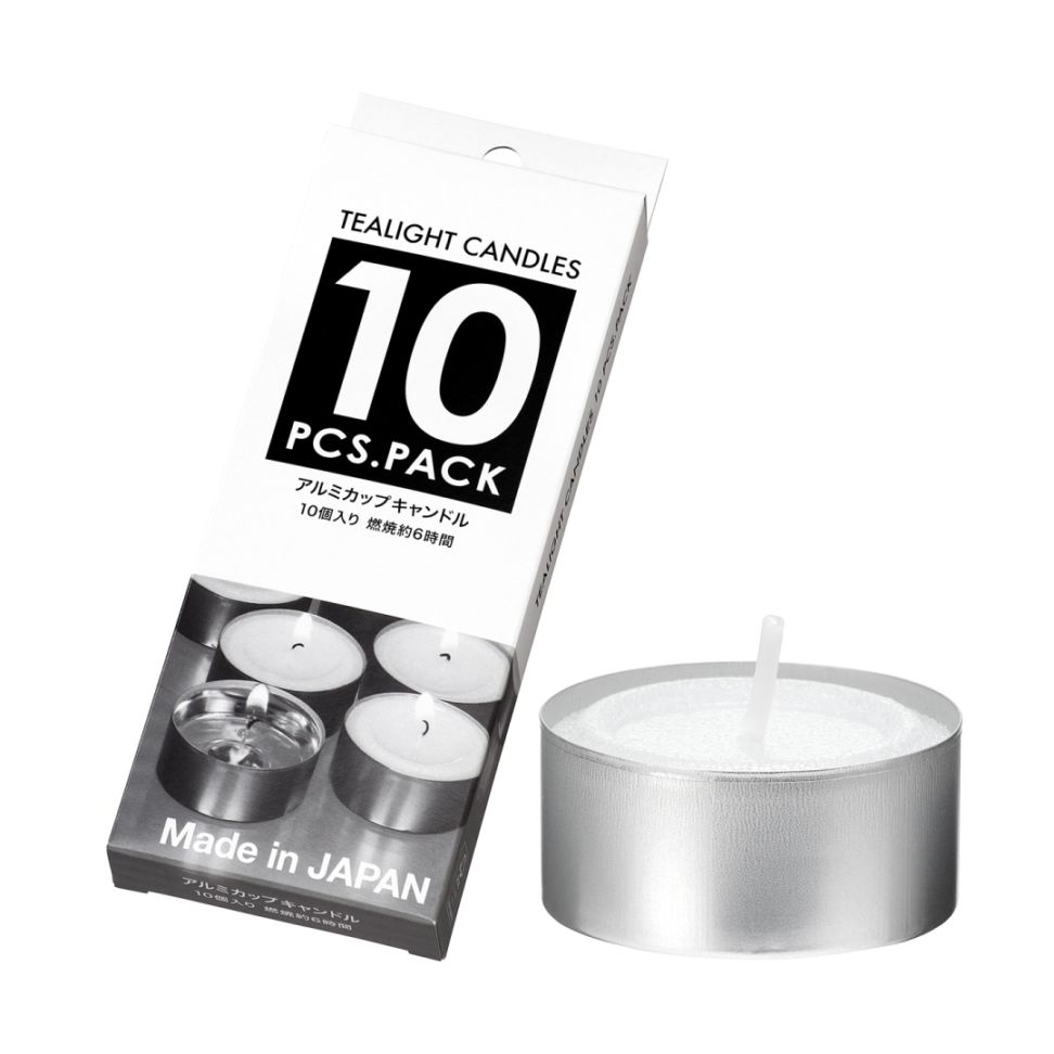 日本製のキャンドルアルミカップ 10個