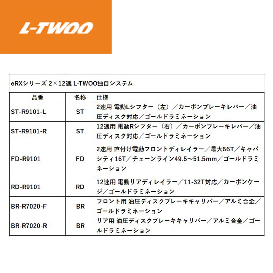 L-TWOO eRX���롼�ץ��å�̵����®�����֥졼�� 2x10-12�� �֥�å�