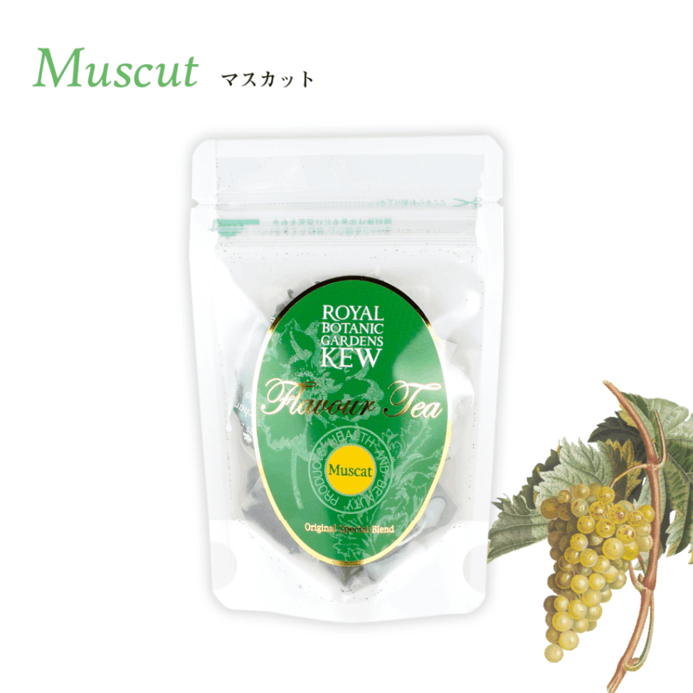 KEWガーデン フレーバーティー 紅茶 ティーバッグ6包入り マスカット