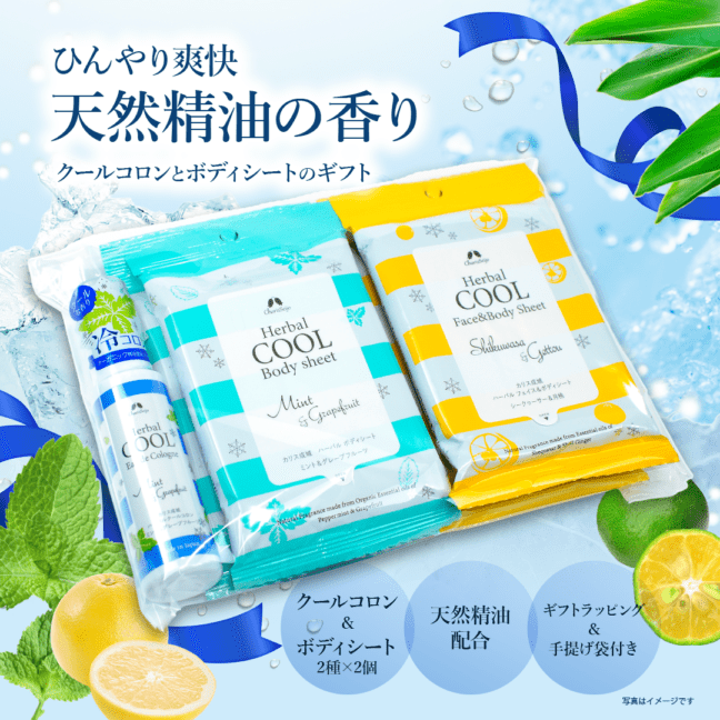 【ポイント10%】クールコロンとボディシートのギフト