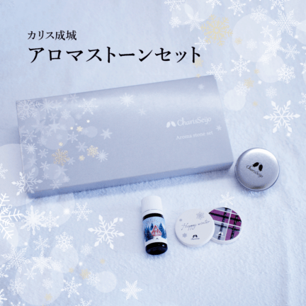 【数量限定】冬季ギフト アロマストーンセット 限定ブレンドオイル ウィンターナイト付