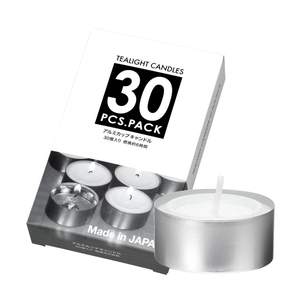日本製のキャンドルアルミカップ 30個