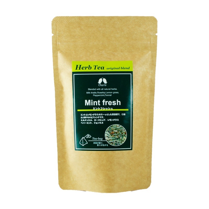 【終売：リニューアル品あり】ハーブティーテトラTB ミントフレッシュ 16包入り