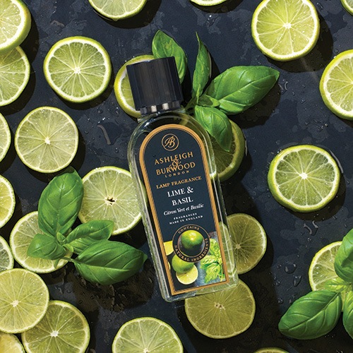 ランプフレグランス ライム＆バジル 500ml フレグランスランプ用オイル [アシュレイ＆バーウッド ]