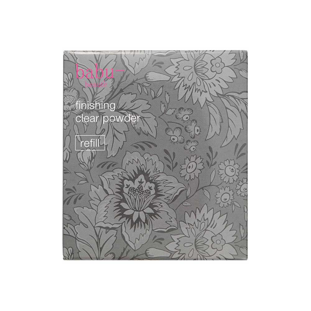 フィニッシングクリアーパウダー リフィル (パフつき) 14g [バブー]