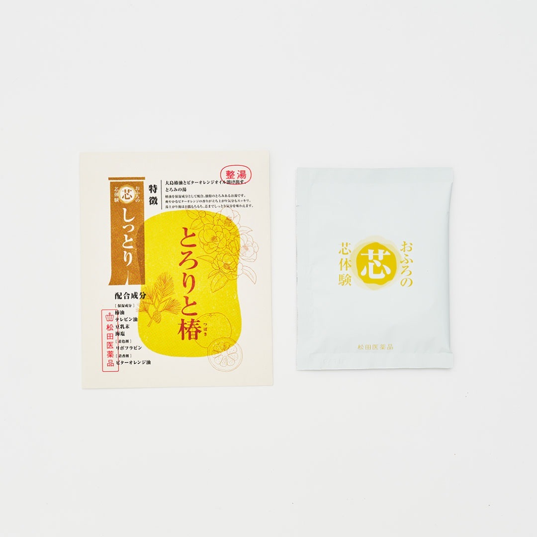 おふろの芯体験【しっとり】とろりと椿 分包 [松田医薬品]
