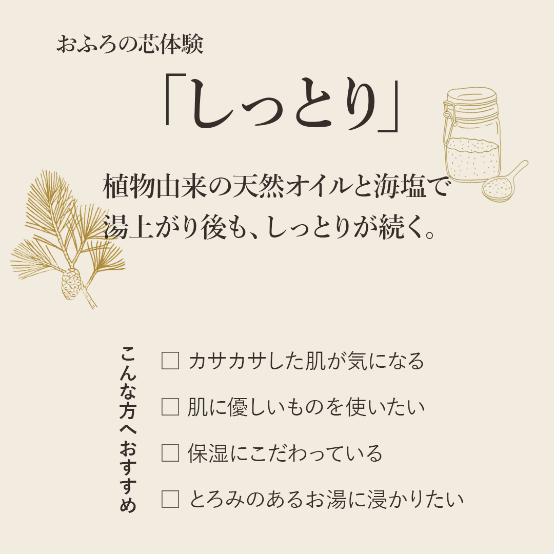 おふろの芯体験【しっとり】とろりと椿 分包 [松田医薬品]