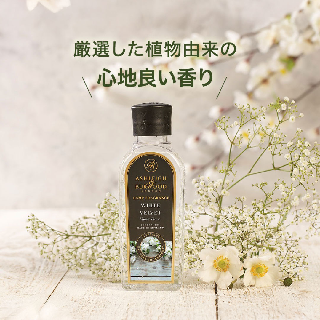 ランプフレグランス ウィステリア＆ホワイトウッズ 500ml [アシュレイ＆バーウッド ]