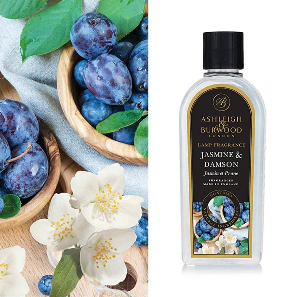 【新品未使用】ランプフレグランス　ジャスミン&ダムソン　3本セット ランプフレグランス ジャスミン＆ダムソン 500ml [アシュレイ