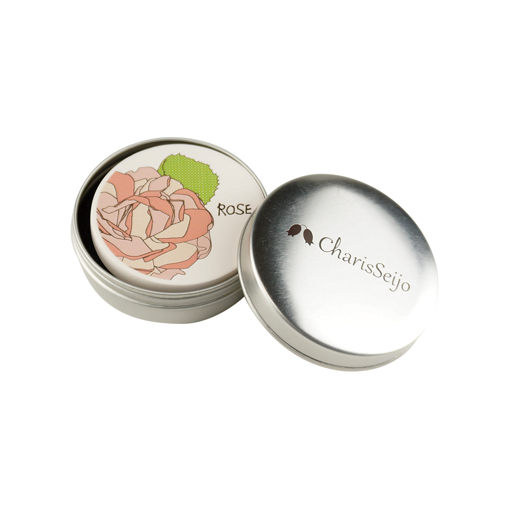 缶入りアロマストーン ローズ