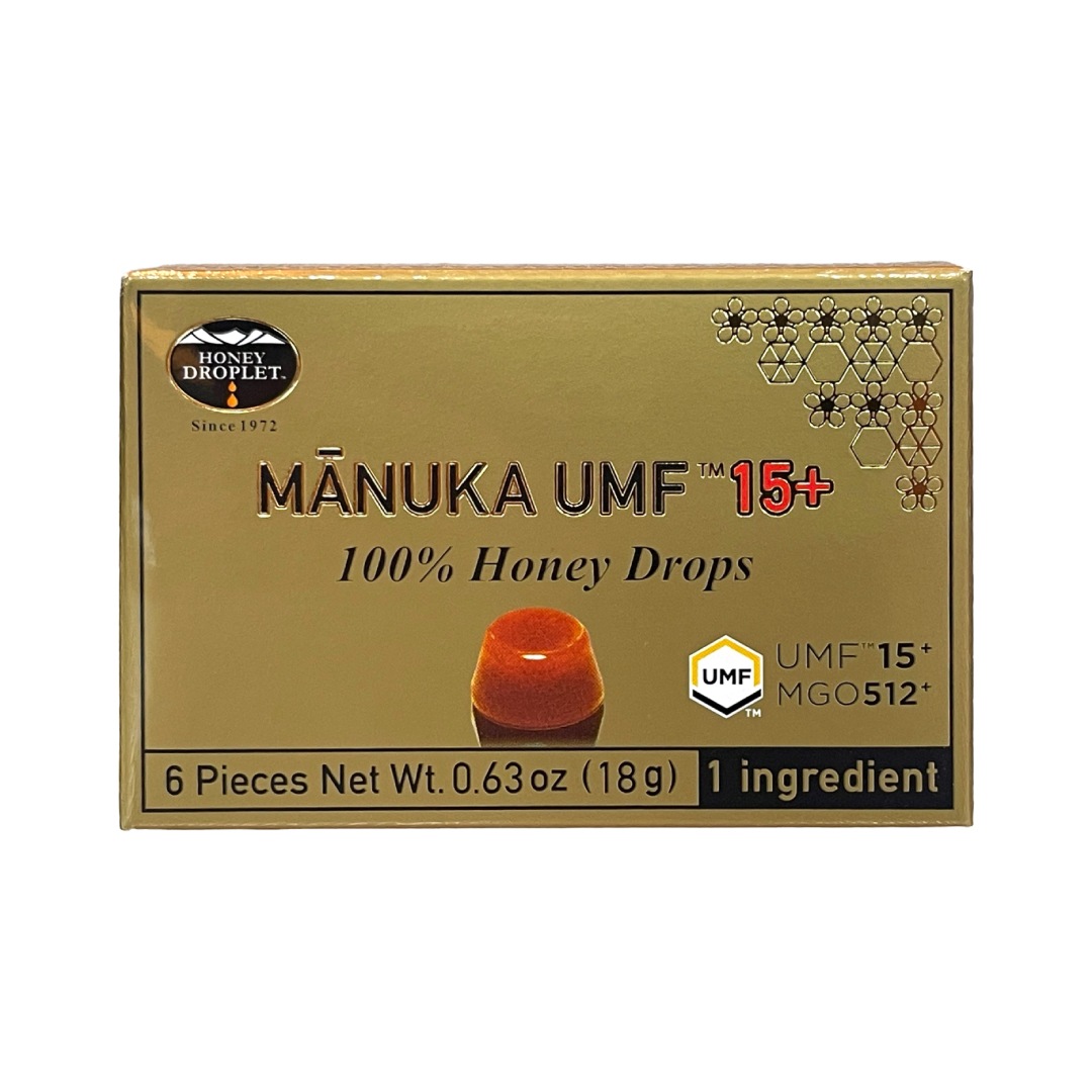 ハニードロップレット マヌカ UMF15+ 1ケース(1箱6粒入り×12箱)