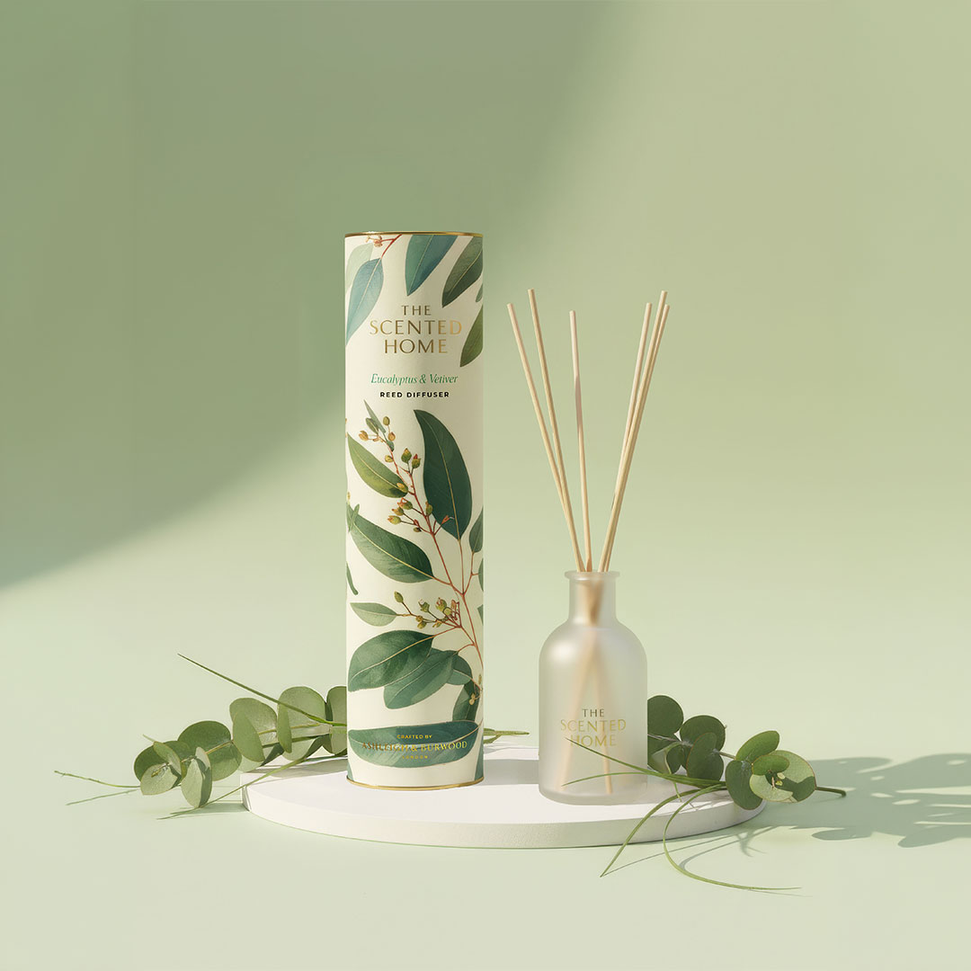 リードディフューザー 150ml ユーカリ＆ベチバー [アシュレイ＆バーウッド ]