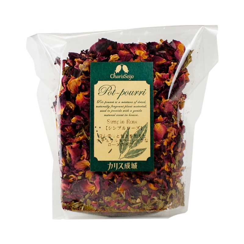 フレグランスポプリ シンプルローズ 30g