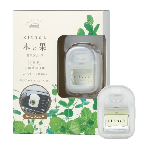 木と果 [kitoca] 消臭クリップ ミント＆ユーカリ