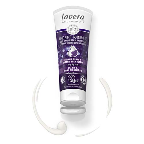 【入荷未定】グッドナイト ハンドクリーム＆マスク 75mL (非常にドライスキン向け) [ラヴェーラ]